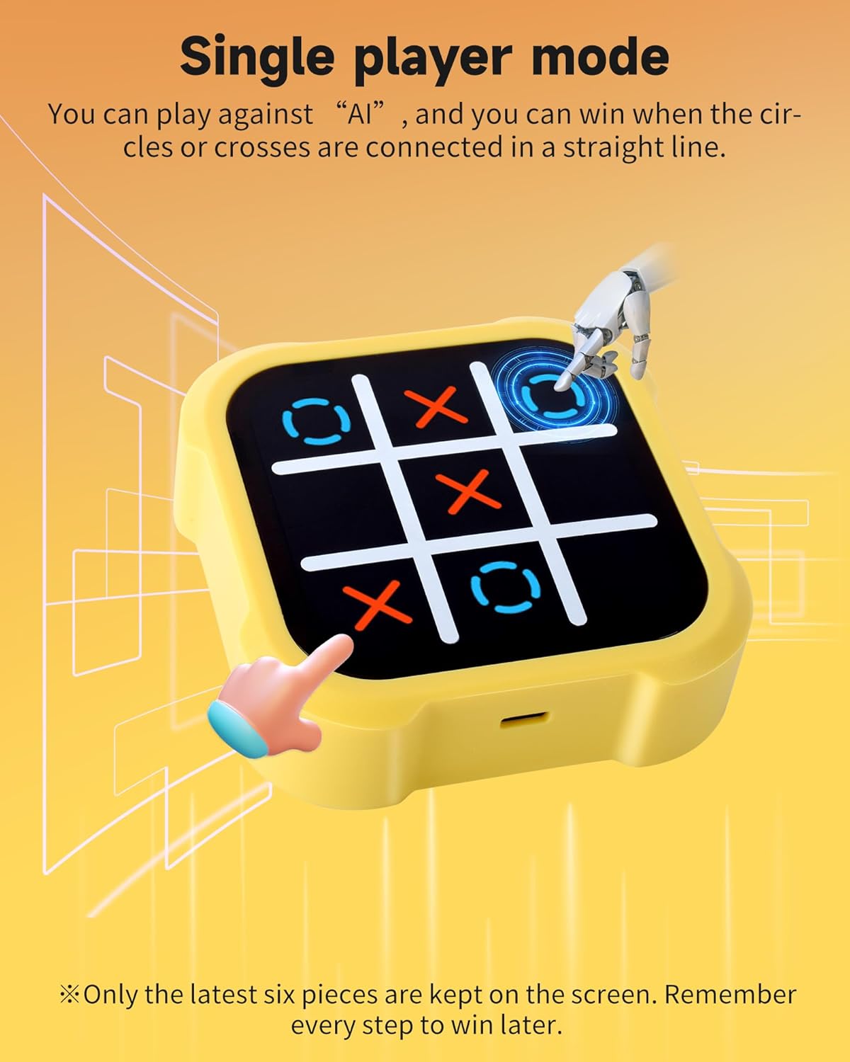 Last Day Of Discount 🔥 Tic Tac Toe Electric Game