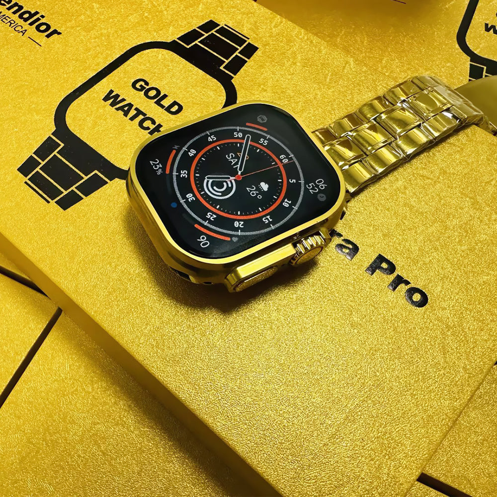 LAST DAY OF DISCOUNT 🔥 G9 Ultra Pro Gold Smart Watch