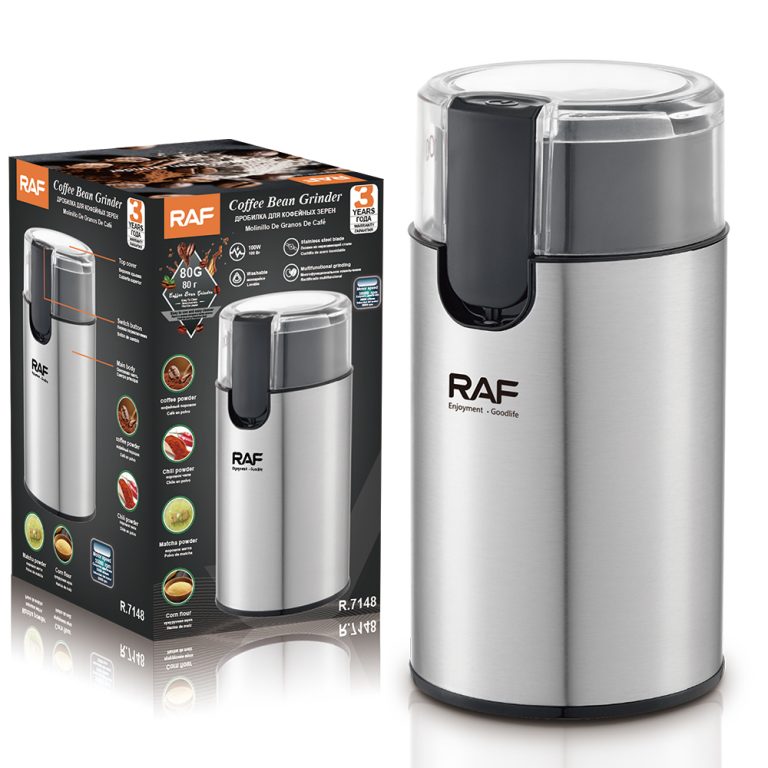 مطحنة قهوة كهربائية RAF من الستانلس ستيل
