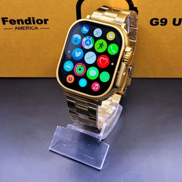 LAST DAY OF DISCOUNT 🔥 G9 Ultra Pro Gold Smart Watch