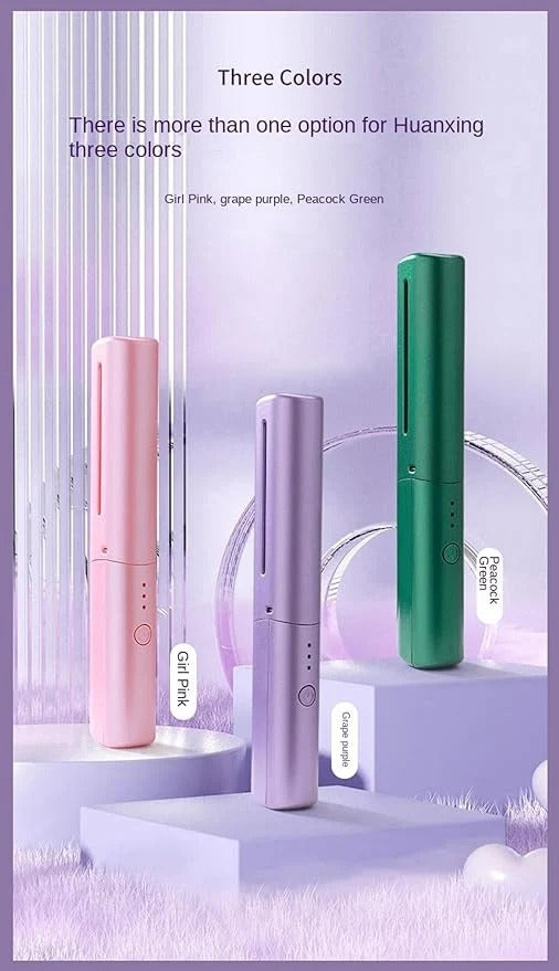 Cordless Hair Straightener Comb with Negative Ions, 3 Heat Settings