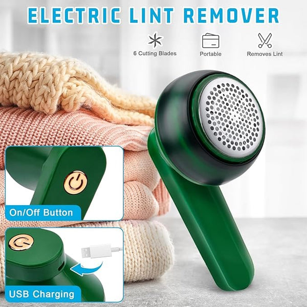 Rechargeable Lint Remover, Electric Fabric Shaver