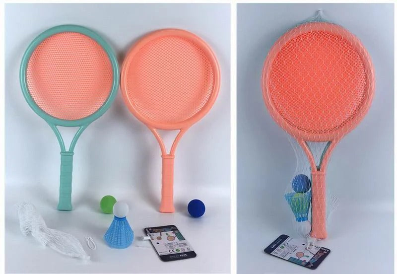 Kids Badminton Set, Rackets with Shuttlecock and Ball