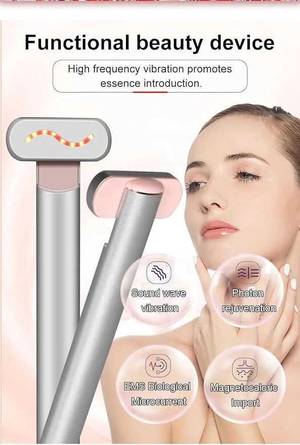 جهاز تجميل العين والوجه بالضوء الأحمر والأزرق مع دفء لطيف