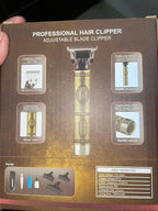 Vintage Gold T Blade Hair Trimmer for Men, Cordless