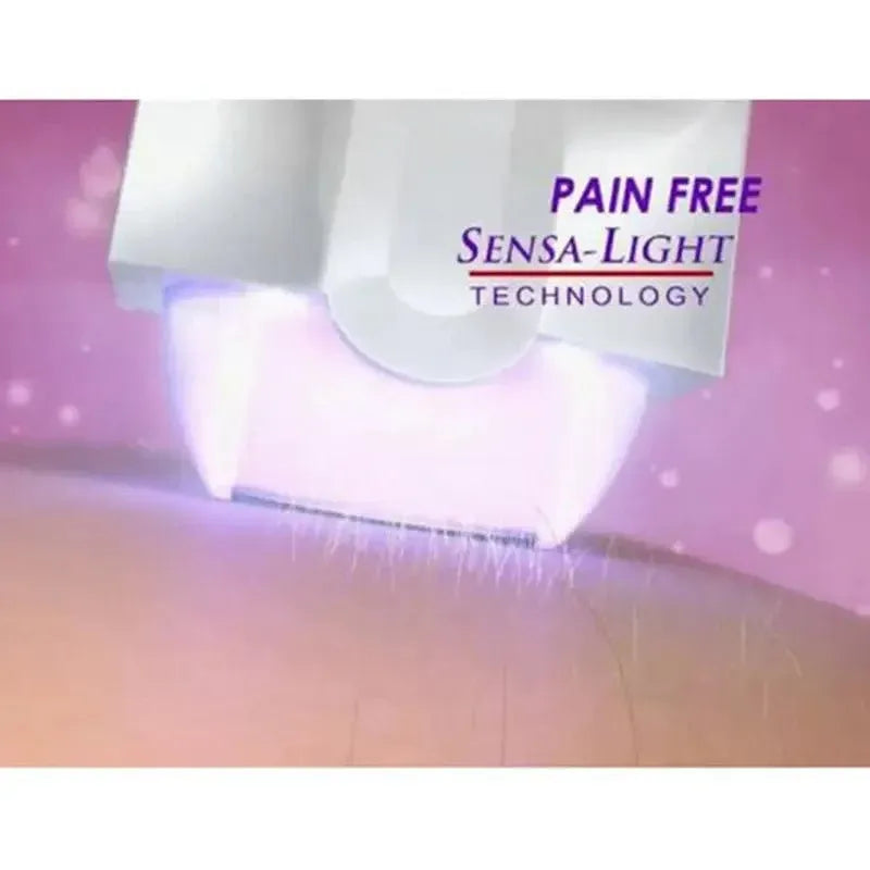 جهاز إزالة الشعر القابل للشحن للنساء، لطيف بتقنية الضوء الحساس